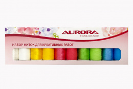 Набор ниток для вышивки Aurora Попурри Лето, 10 катушек
