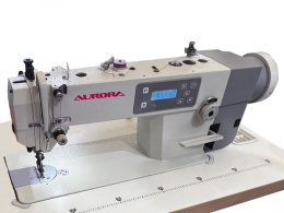 Прямострочная промышленная швейная машина с тройным продвижением Aurora А-797D (прямой привод)