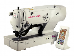 Электронная петельная машина Aurora A-175 (прямой привод, автоматические функции, с длиной петли до 115 мм)