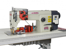 Промышленная швейная машина цепного стежка с приспособлением для стачивания вязаного трикотажа AURORA A-481D-SK с прямым приводом
