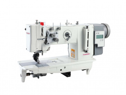 Двухигольная промышленная швейная машина с роликовым продвижением Aurora A-1244 (прямой привод)