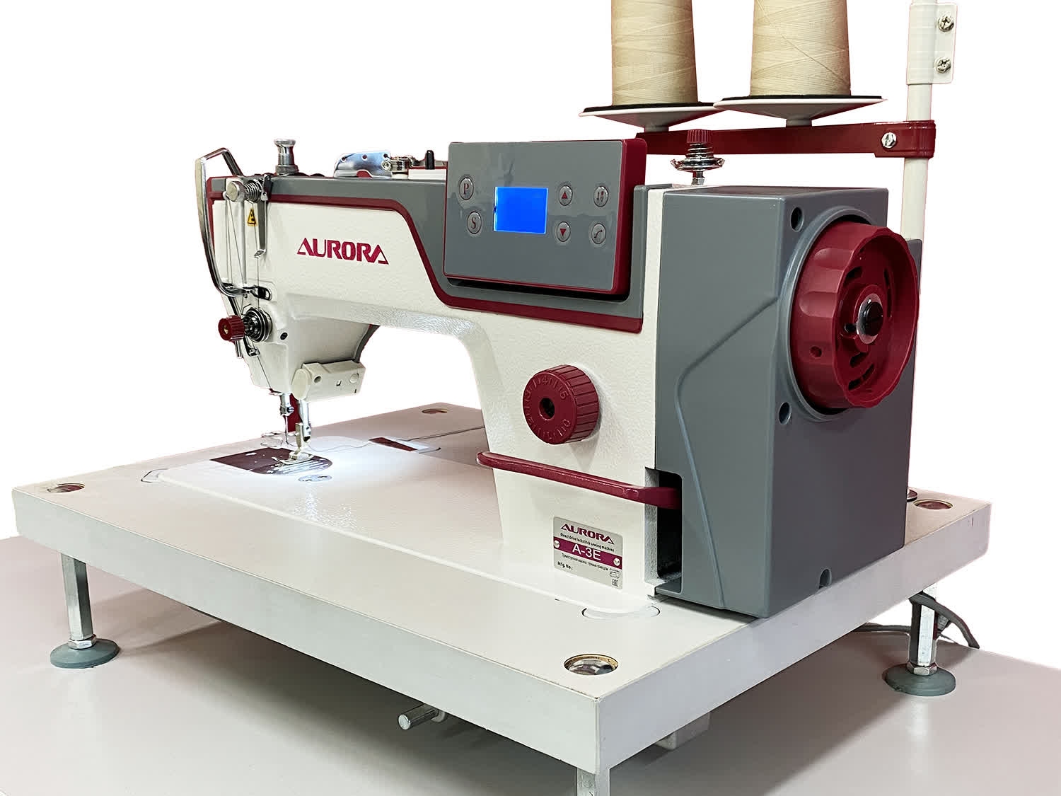 Настольная прямострочная промышленная швейная машина Aurora A-3E Home