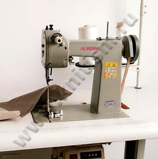 Колонковая машина для пошива перчаток с ультраузкой колонкой AURORA A-201
