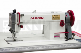 Прямострочная промышленная швейная машина с шагающей лапкой Aurora A-0302ECX-L