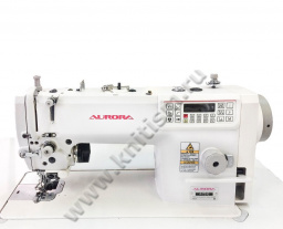 Прямострочная швейная машина с ножом обрезки края материала Aurora A-7510 (автоматические функции)