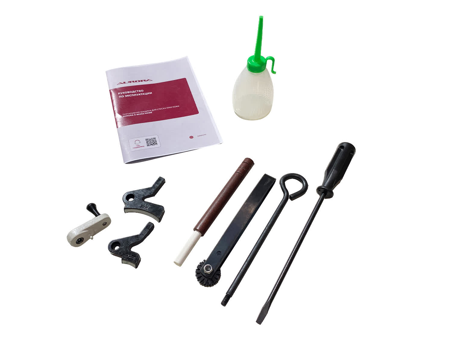 Портативная машина для спуска края кожи Aurora A-802D2 HOME (два сервомотора)