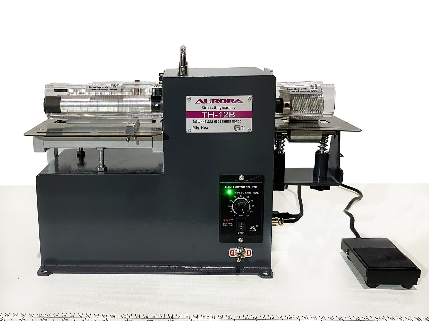 Машина для нарезания и загибания полос из кожи Aurora TH-12B