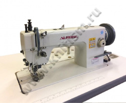 Промышленная швейная машина с шагающей лапкой и ножом обрезки края материала Aurora A-0352