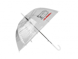 Зонт-трость фирменный прозрачный Aurora