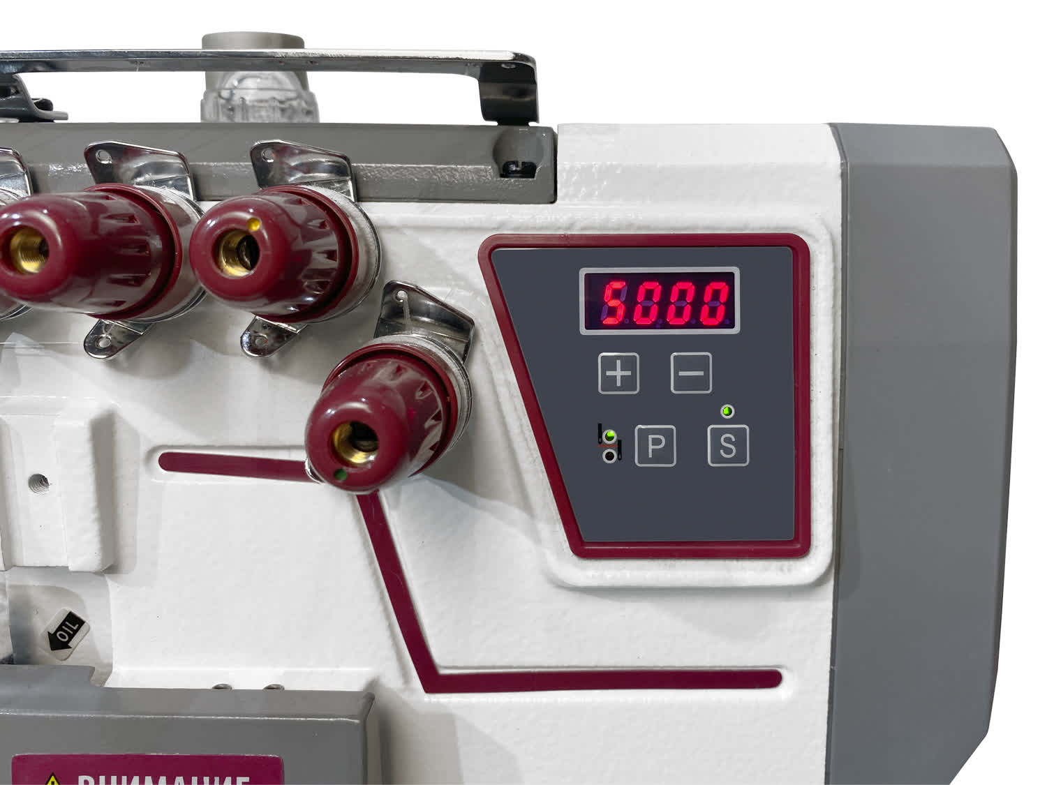 Настольный промышленный 3-х/4-х ниточный оверлок с автоматическим подъемом лапки Aurora E3-4PF Home для легких и средних материалов (прямой привод)