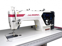 Прямострочная промышленная швейная машина c увеличенным челноком Aurora H1-B