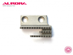Зубчатая рейка трёхрядная трёхрядная на прямострочную машину с нижним продвижением (для пластины B22) (средние материалы) (арт. 13Т) Aurora