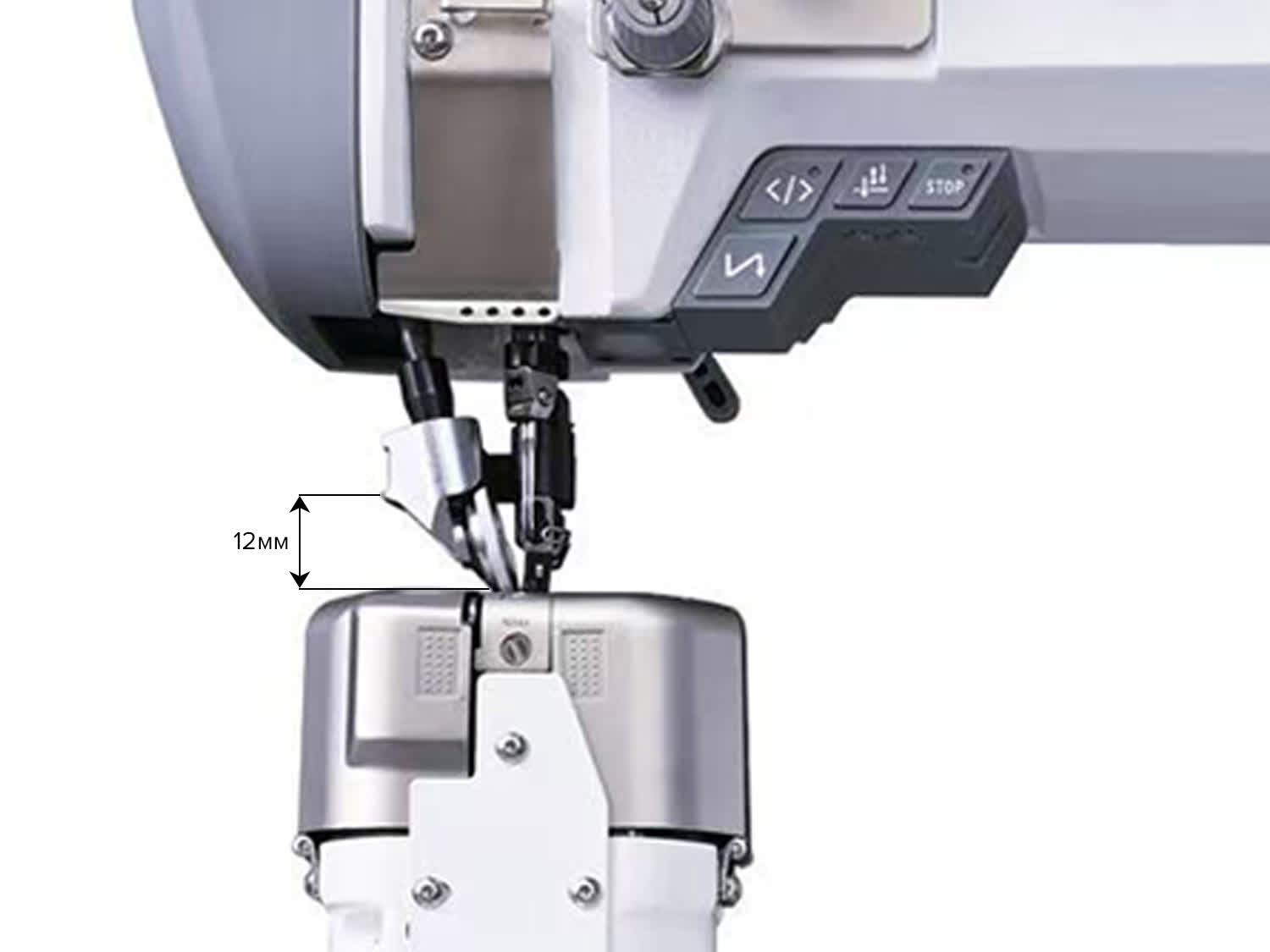 Двухигольная колонковая машина с 3-м продвижением Aurora A-1592N-D3 (4 шаговых мотора, автоматические функции)