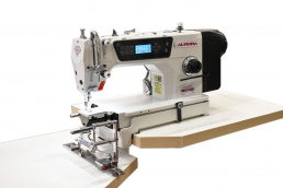 Прямострочная промышленная швейная машина с цилиндрической платформой Aurora A-6590-7