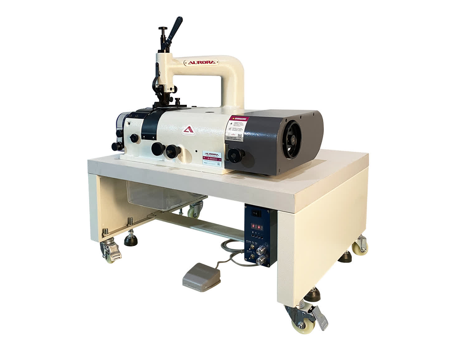 Портативная машина для спуска края кожи Aurora A-802D2 HOME (два сервомотора)