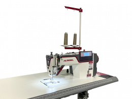 Прямострочная промышленная швейная машина Aurora A-8 (Дизайнерские строчки, два подвижных ножа, закрытая смазка)