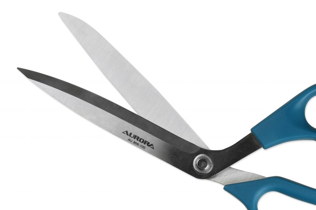 Ножницы серии Aurora "Профи" профессиональные портновские с увеличенным углом наклона рукояти, 25 см