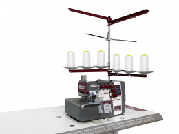 Промышленный 6-ти ниточный оверлок с автоматическим подъемом лапки Aurora E3-6PF для средних и тяжелых материалов (прямой привод) Промышленный 6-ти ниточный оверлок с автоматическим подъемом лапки Aurora E3-6PF для средних и тяжелых материалов (прямой привод)