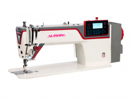 Прямострочная промышленная швейная машина Aurora А-11SH (два шаговых мотора, вылет рукава 305 мм)