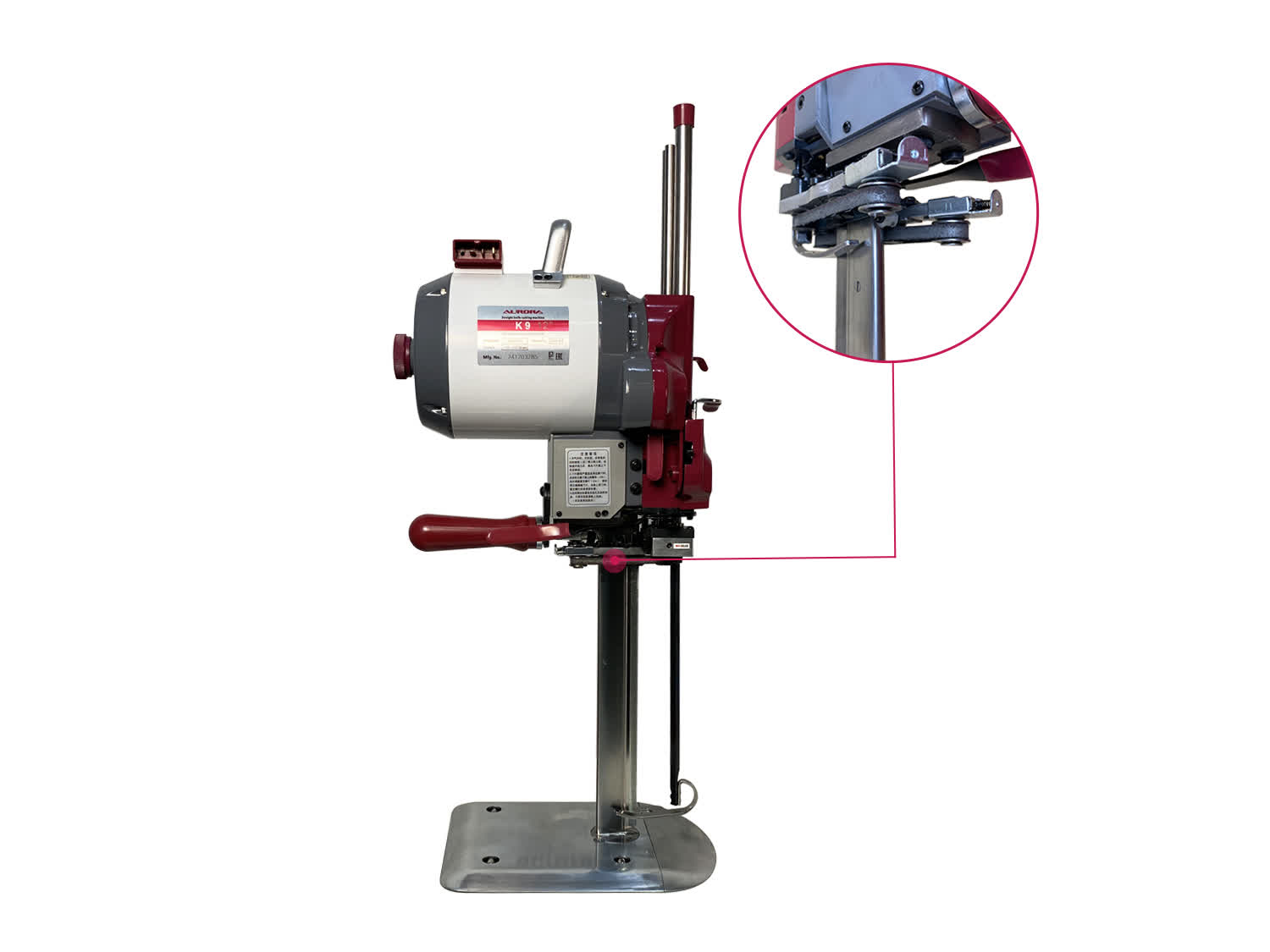 Вертикальный (сабельный) раскройный нож Aurora K9-12 с регулировкой скорости раскроя