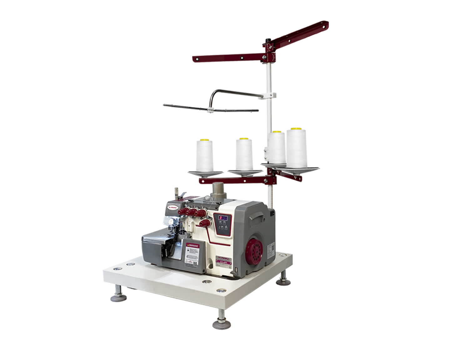 Настольный промышленный 3-х/4-х ниточный оверлок с автоматическим подъемом лапки Aurora E3-4PF Home для легких и средних материалов (прямой привод)