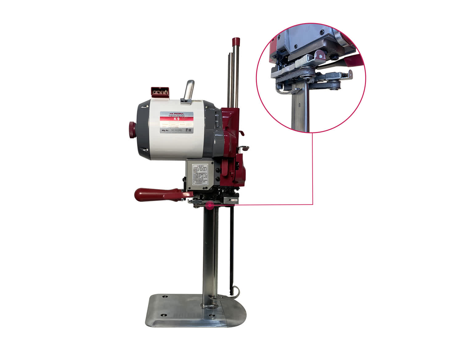 Вертикальный (сабельный) раскройный нож Aurora K9-10 с регулировкой скорости раскроя