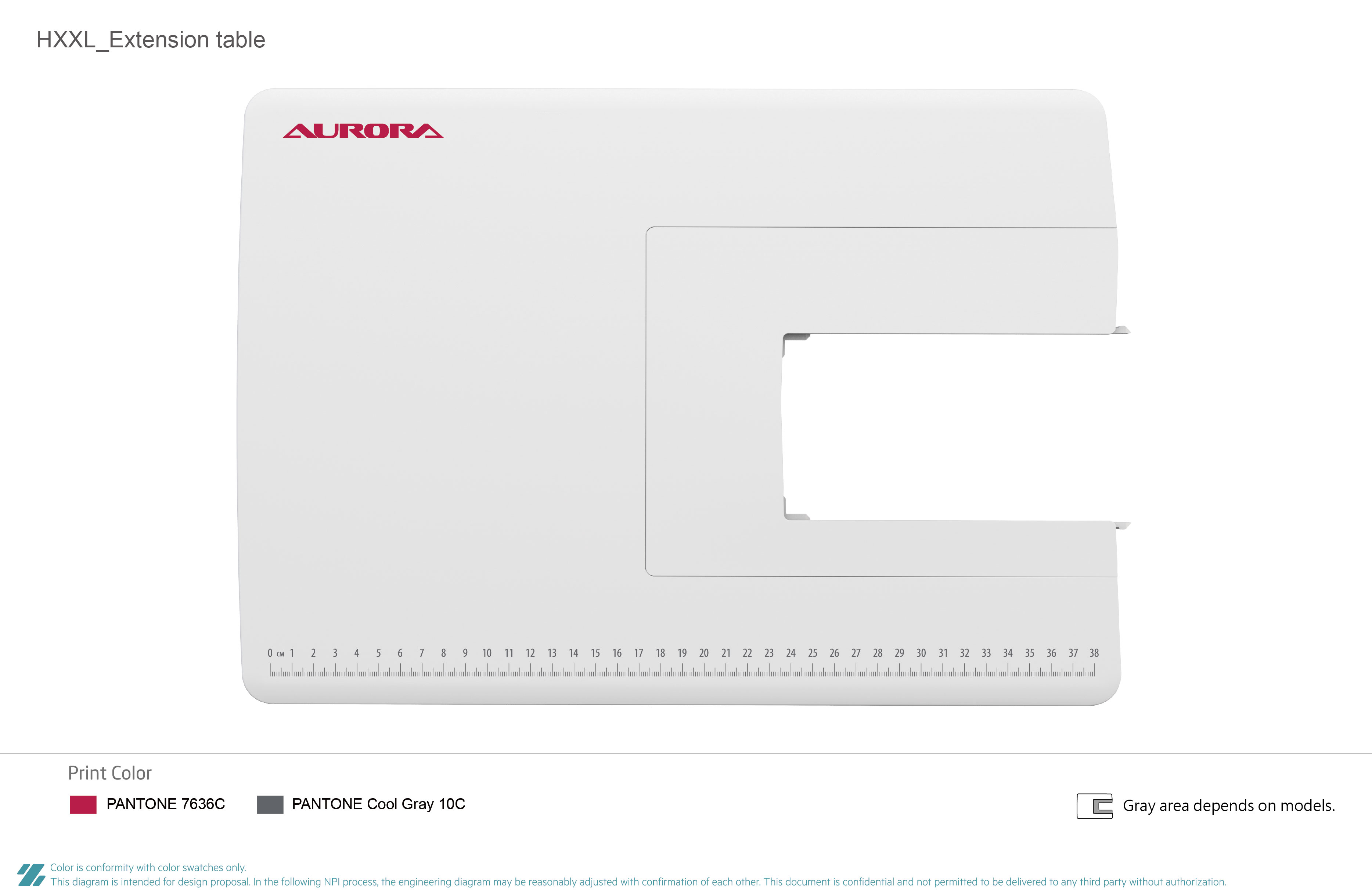 Приставной столик для Aurora 8190 и 8390