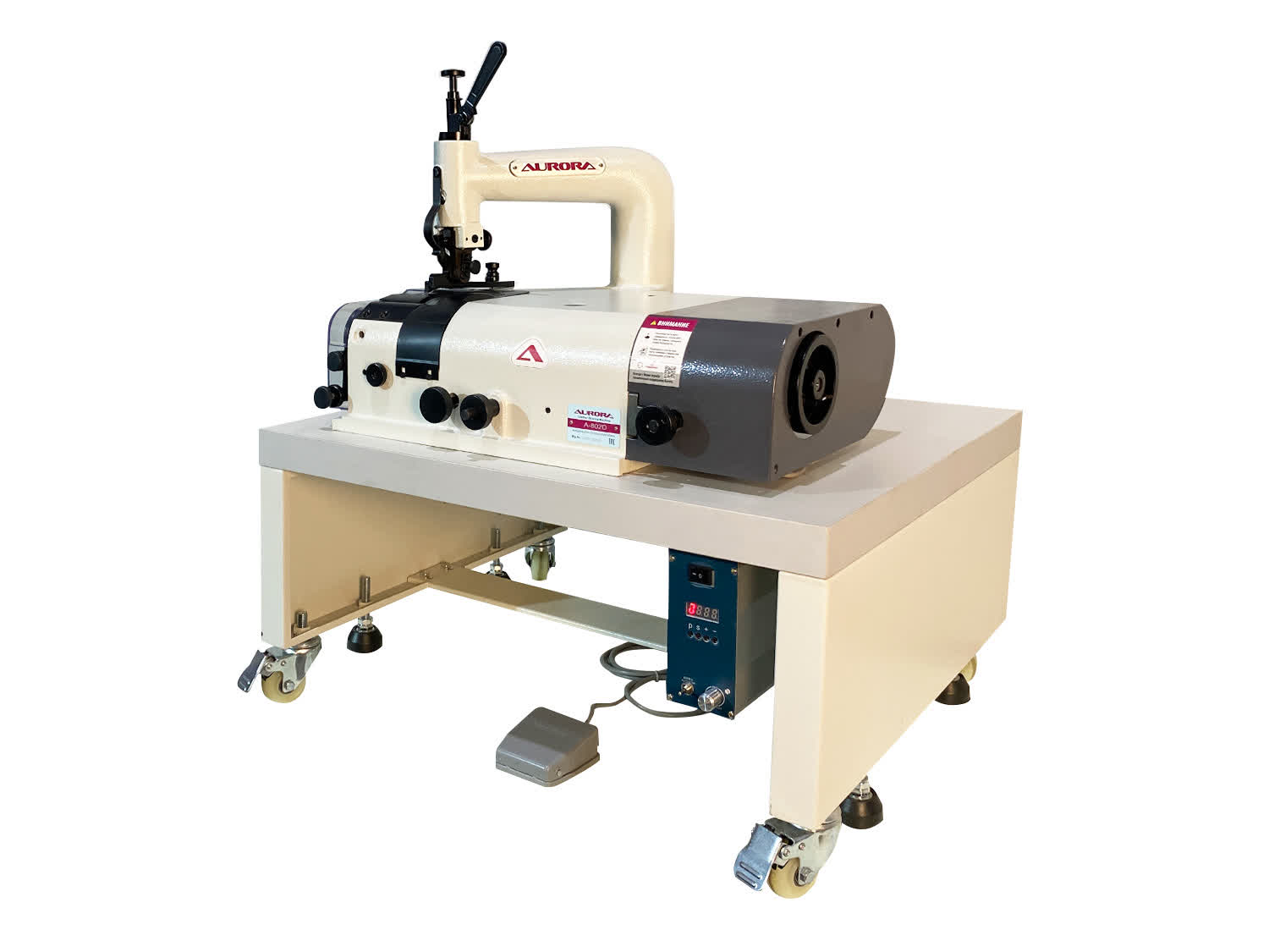 Портативная машина для спуска края кожи Aurora A-802D HOME (прямой привод)
