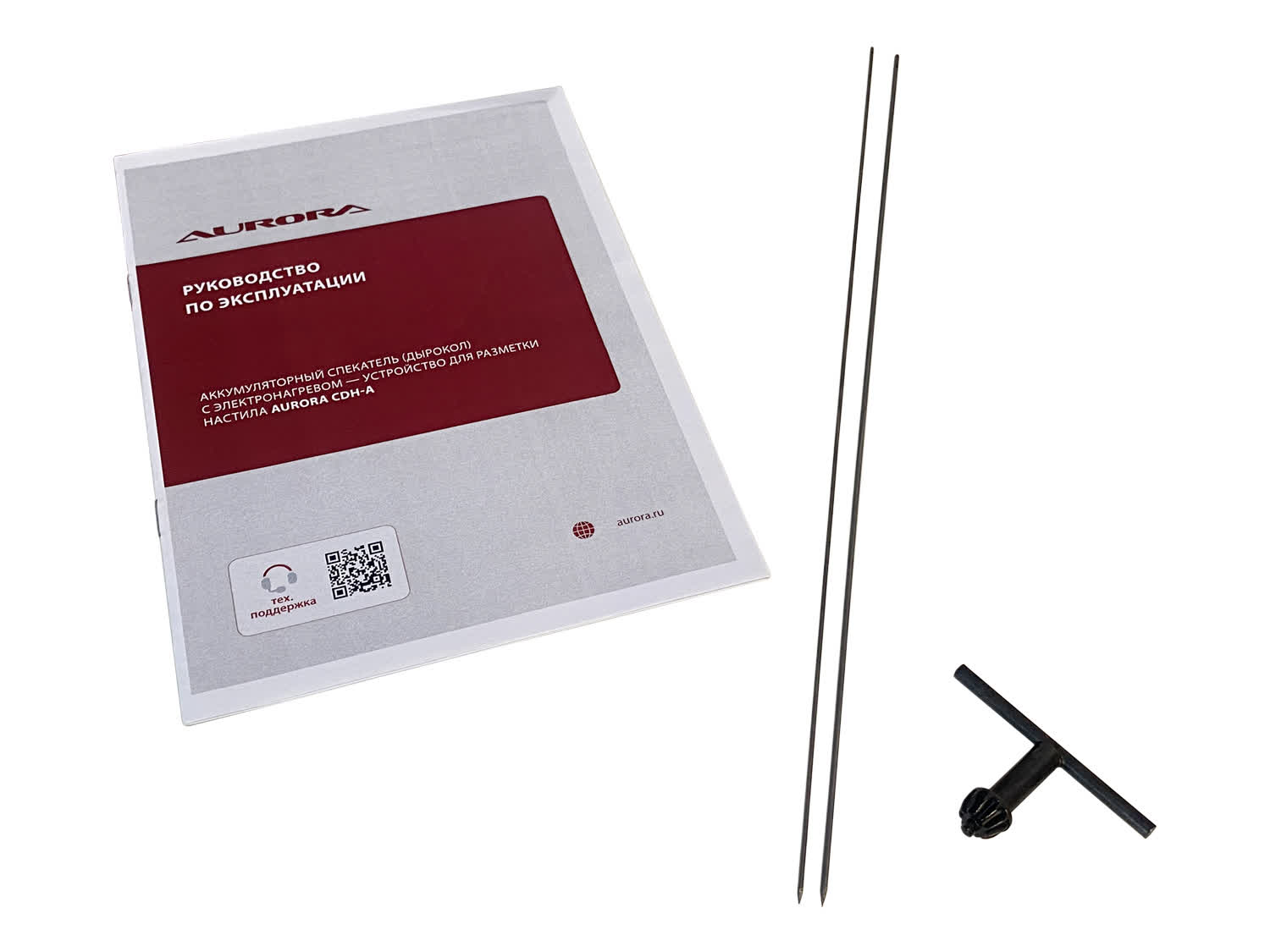 Аккумуляторный cпекатель (дырокол) с электронагревом - устройство для разметки настила Aurora CDH-A