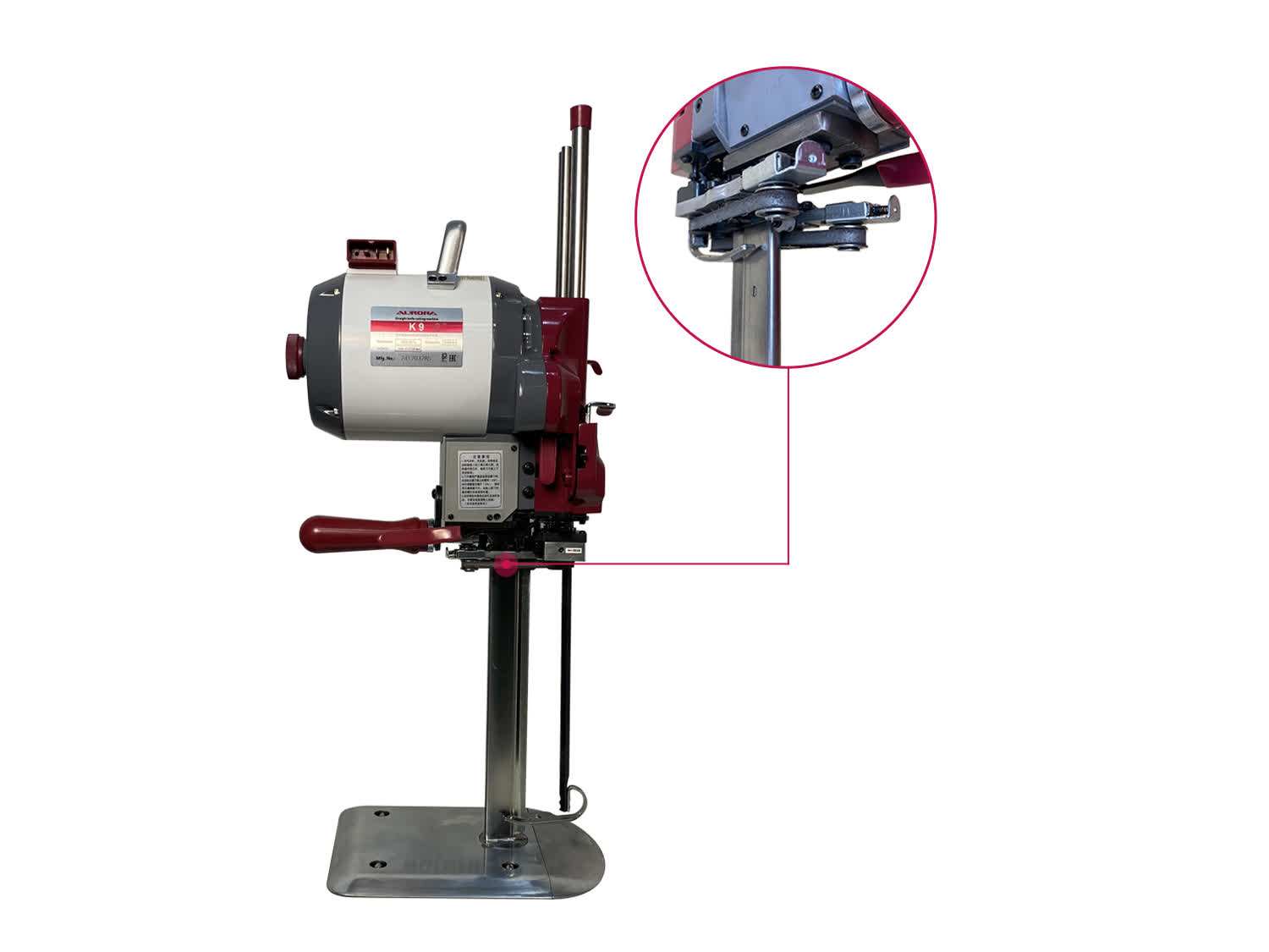 Вертикальный (сабельный) раскройный нож Aurora K9-8 с регулировкой скорости раскроя