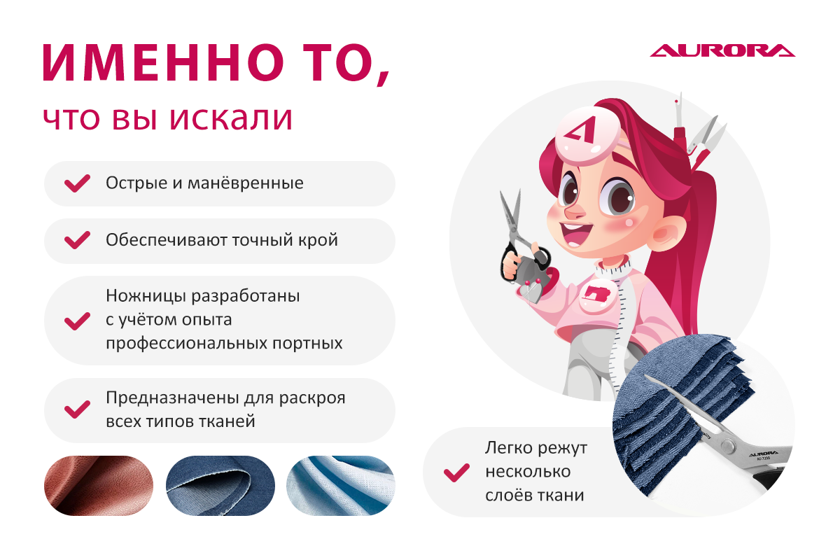 Ножницы серии "Профи Премиум" портновские профессиональные 23 см