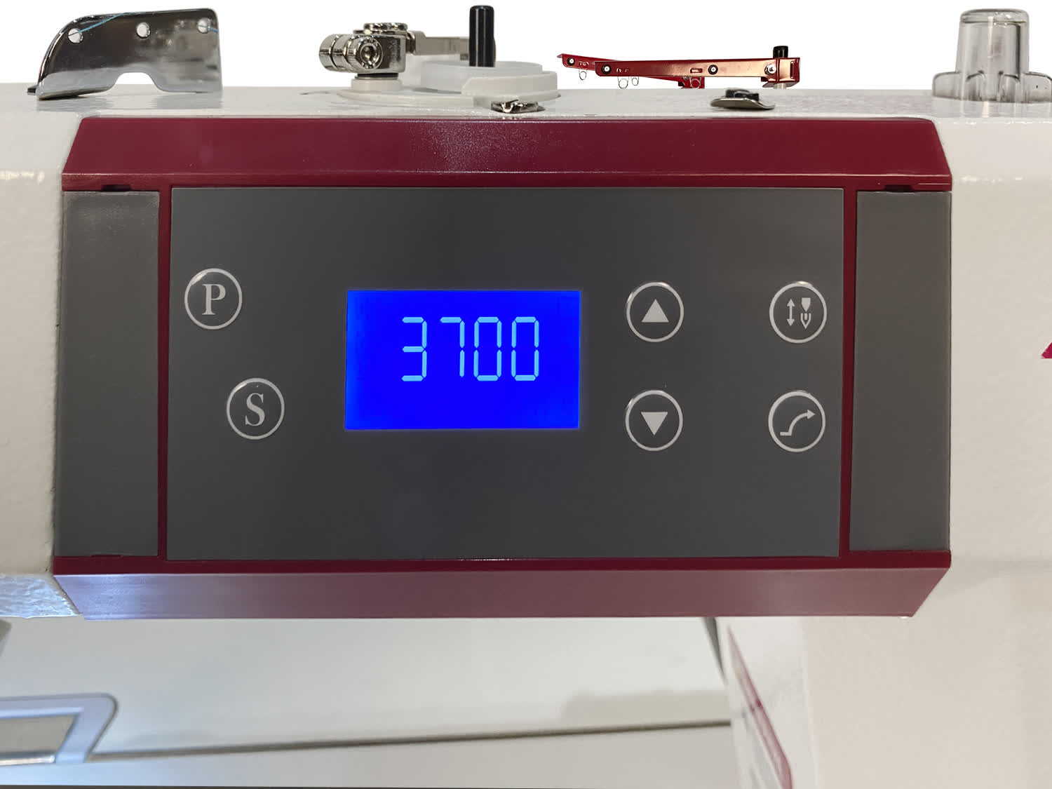 Прямострочная промышленная швейная машина Aurora S2-H для средних и тяжелых материалов (прямой привод, позиционер иглы, обрезка нити)