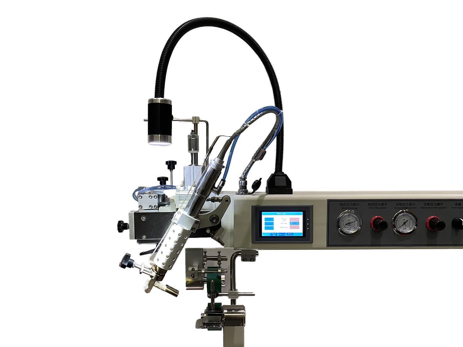 Станок для сварки ПВХ ткани горячим воздухом и горячим клином Aurora A-8320AW