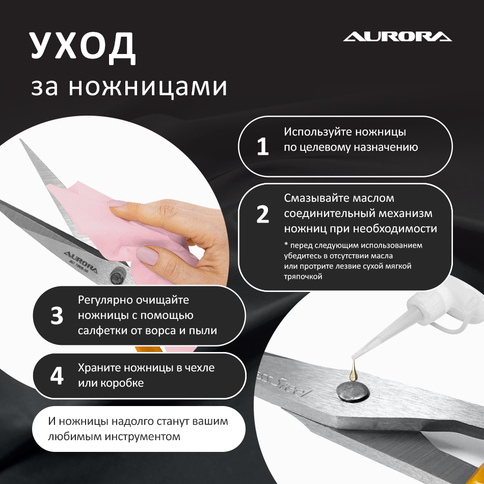 Ножницы серии "Профи Комфорт" для мелких работ 12,5 см