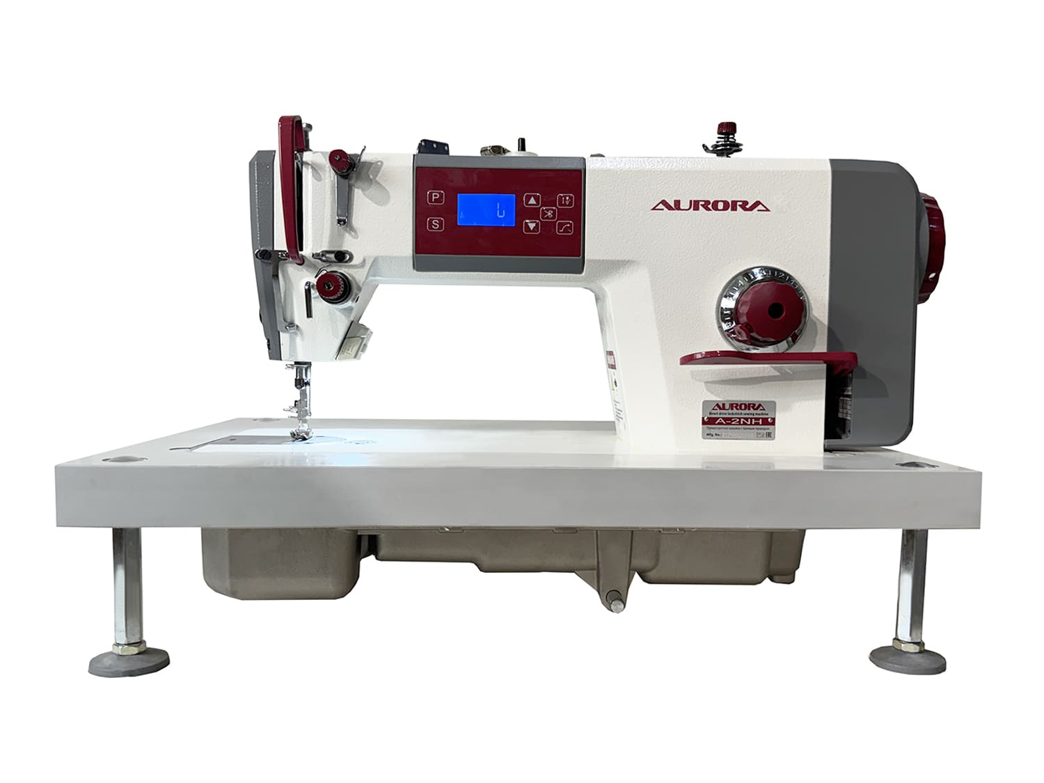 Настольная прямострочная промышленная швейная машина Aurora A-2NH Home