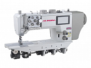 Двухигольная промышленная швейная машина с тройным продвижением Aurora А-8867-2D3 (автоматические функции, увеличенный челнок, вылет рукава 320 мм)