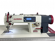 Прямострочная промышленная швейная машина с шагающей лапкой Aurora A-0302-D3 с прямым приводом
