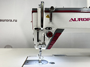 Прямострочная промышленная швейная машина Aurora A-11SH (два шаговых мотора, вылет рукава 305 мм)
