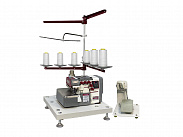 Настольный промышленный 6-ти ниточный оверлок с автоматическим подъемом лапки Aurora E3-6PF Home для легких и средних материалов (прямой привод)