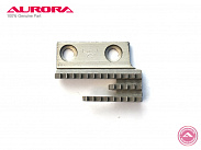 Зубчатая рейка трёхрядная трёхрядная на прямострочную машину с нижним продвижением (для пластины B22) (средние материалы) (арт. 13Т) Aurora