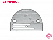 Игольная пластина трёхрядная на прямострочную машину с нижним продвижением (для рейки 9Т) (тяжёлые материалы) (арт. B-30, В-28, В-30) Aurora