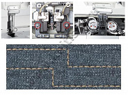 Двухигольная промышленная швейная машина AURORA A-845-05