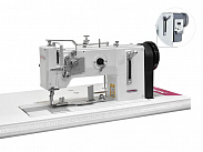 Прямострочная швейная машина с тройным продвижением для окантовки тяжелых материалов Aurora A-267D-373-LG (прямой привод)