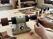 Станок для полировки и шлифовки торцов кожи Aurora A-81