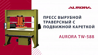 Пресс вырубной траверсный с подвижной кареткой Aurora TW-588/3 
