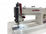 Настольная прямострочная промышленная швейная машина с шагающей лапкой Aurora A-0302DE Home (прямой привод)