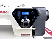 Прямострочная промышленная швейная машина с автоматикой и увеличенным челноком Aurora H5-B