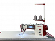 Прямострочная промышленная швейная машина Aurora S5 для легких и средних материалов (дизайнерские строчки, прямой привод, позиционер иглы, обрезка и закрепка нити)