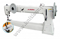 Рукавная швейная машина для сверхтяжелых материалов с двойным продвижением и подачей материала на рукав A-411 AURORA