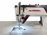 Прямострочная промышленная швейная машина Aurora A-8 (Дизайнерские строчки, два подвижных ножа, закрытая смазка)